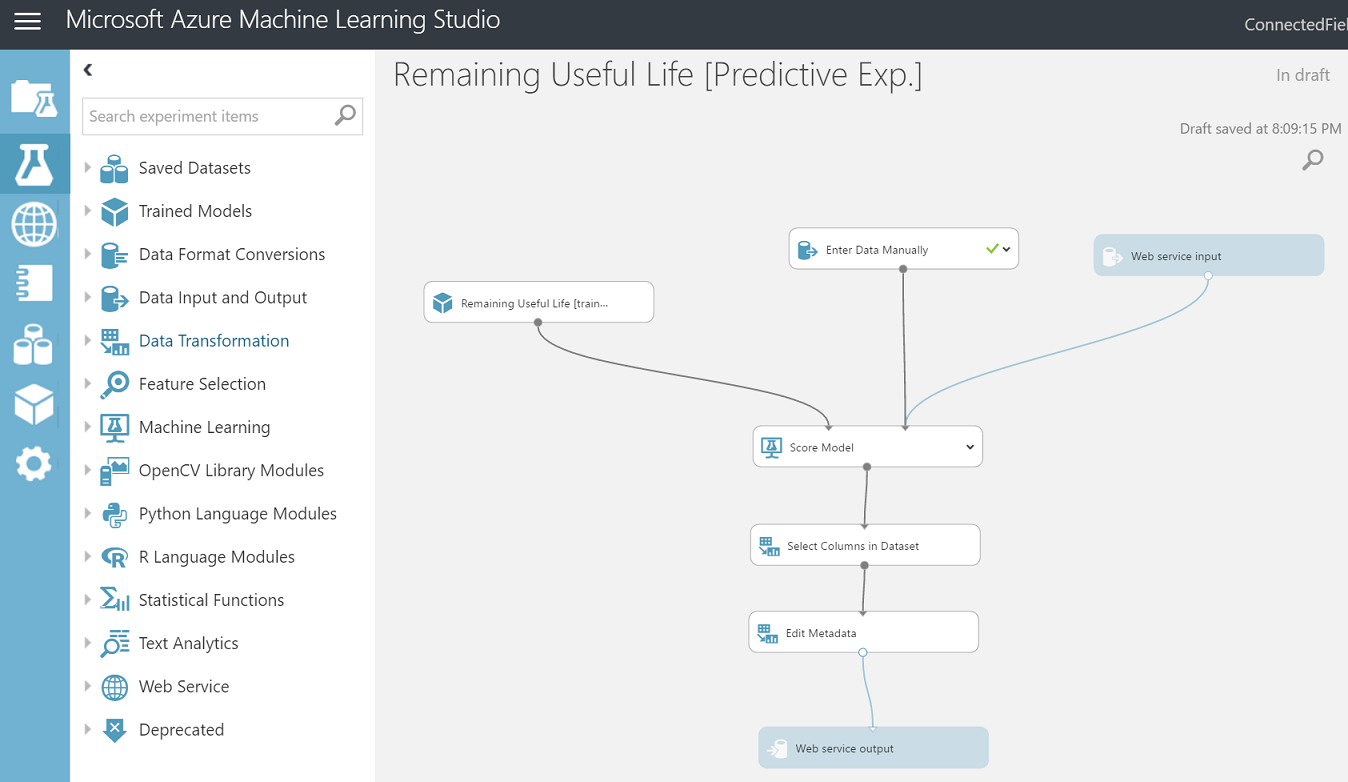 Machine Learning Remaining Life Model